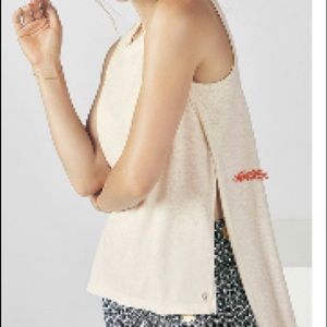 Fabletics Vanilla Heather Muscle Tank size XL